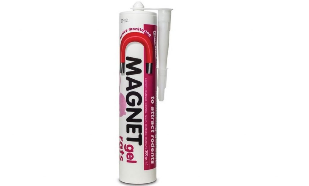 Magnet gel rat attractant